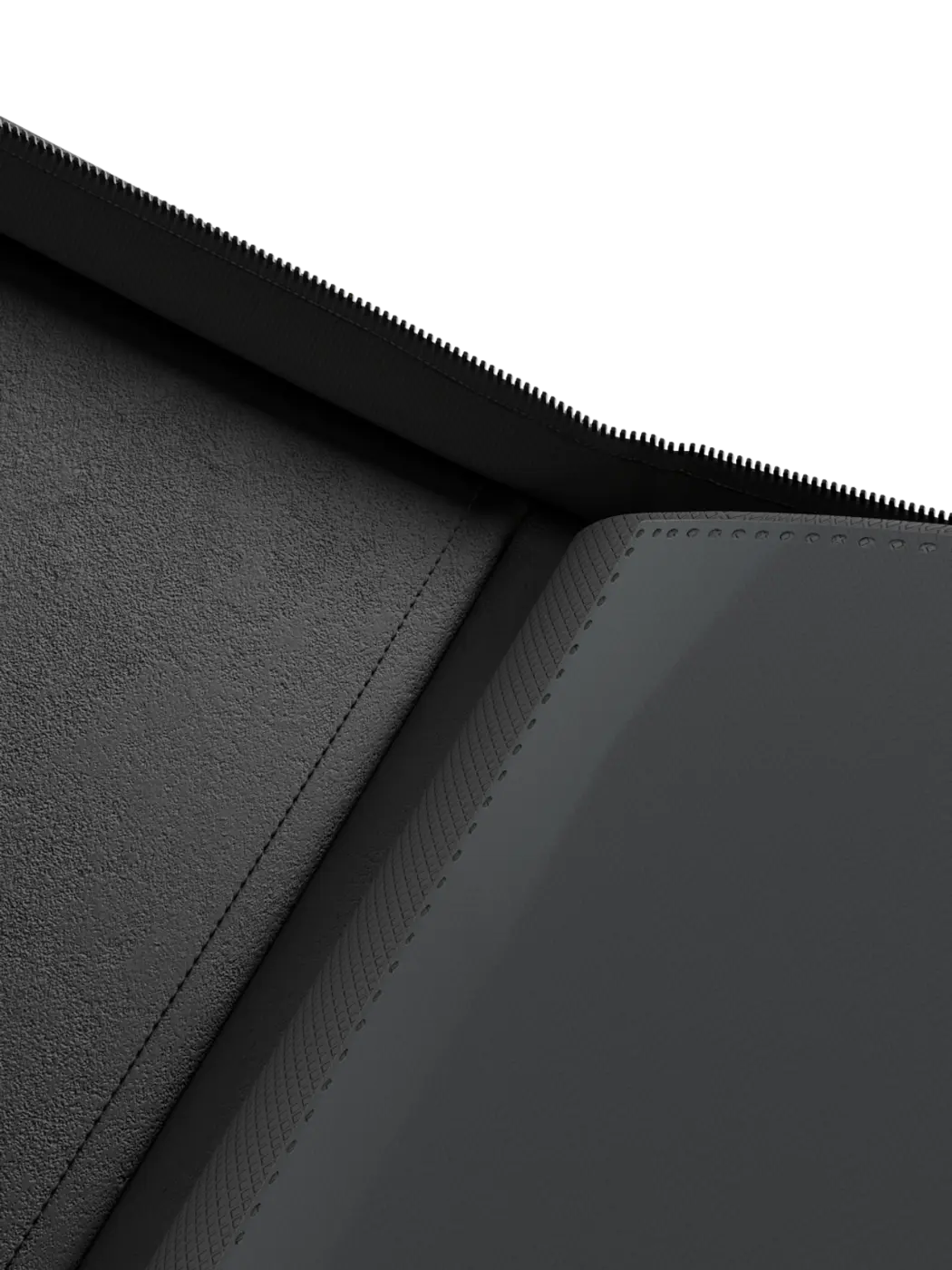 POCKET GAMES - Palms Off Gaming: STEALTH 12 Pocket Zip Trading Card Binder Black TCG Accessories