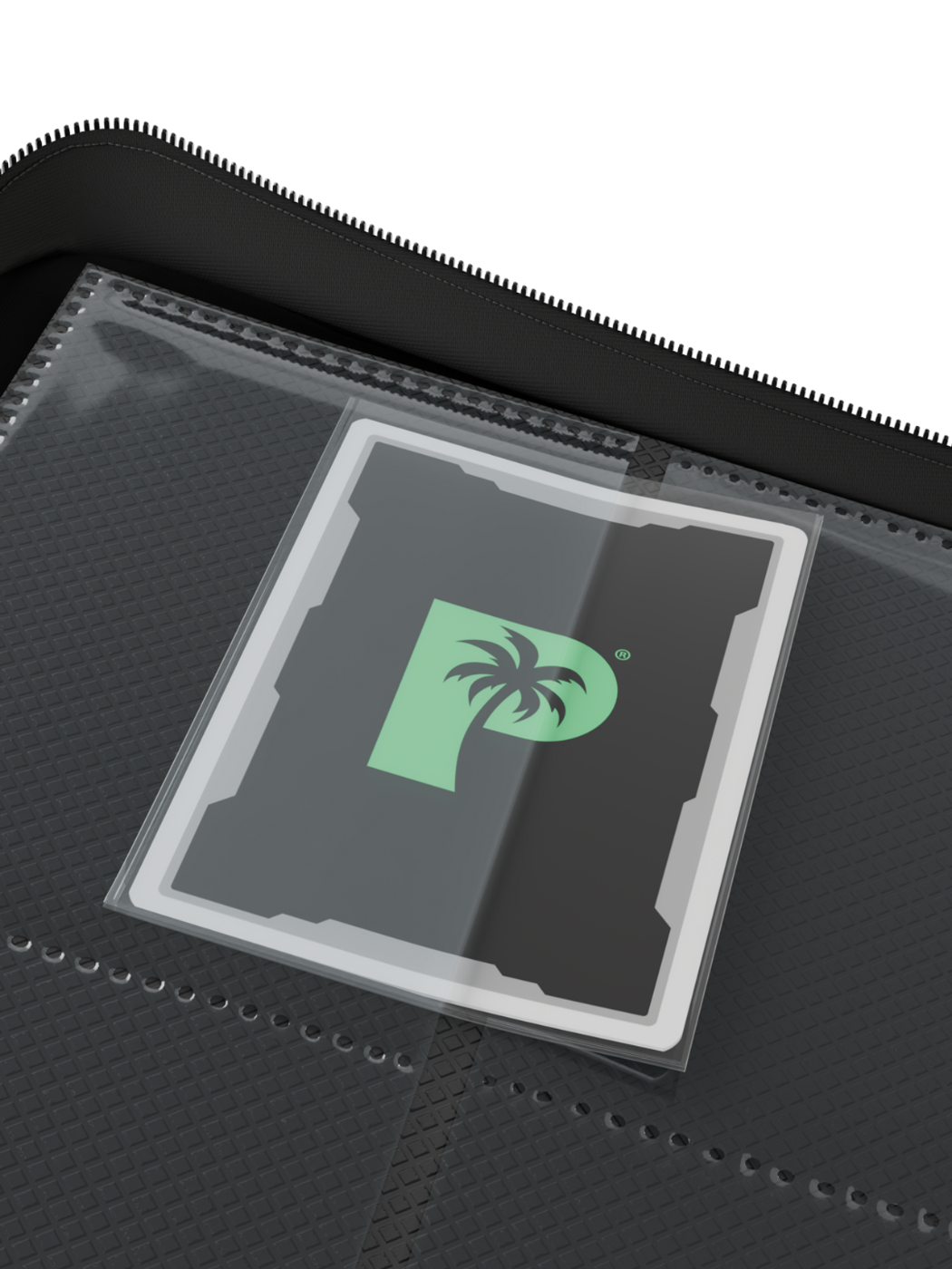 POCKET GAMES - Palms Off Gaming: STEALTH 12 Pocket Zip Trading Card Binder Black TCG Accessories
