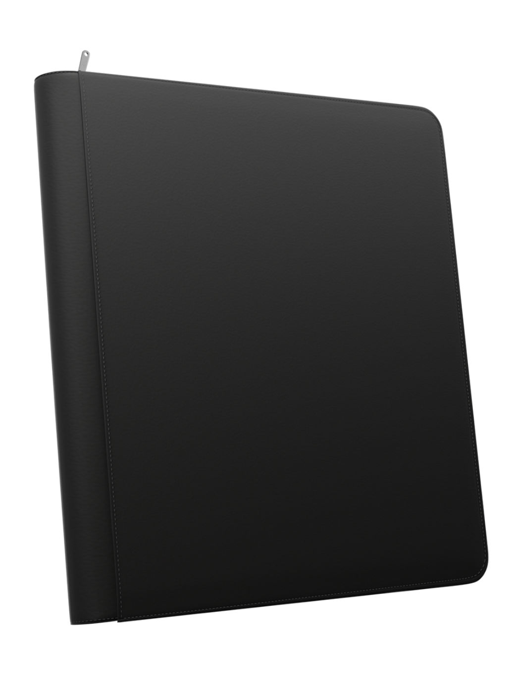 POCKET GAMES - Palms Off Gaming: STEALTH 12 Pocket Zip Trading Card Binder Black TCG Accessories