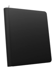 POCKET GAMES - Palms Off Gaming: STEALTH 12 Pocket Zip Trading Card Binder Black TCG Accessories