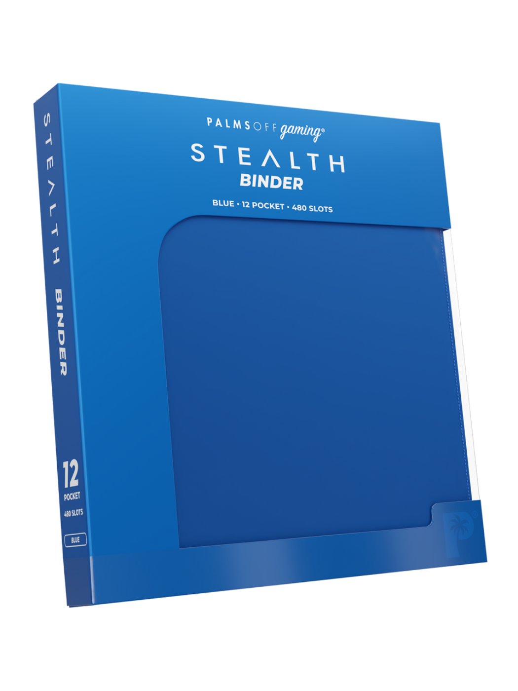 POCKET GAMES - Palms Off Gaming: STEALTH 12 Pocket Zip Trading Card Binder Black TCG Accessories