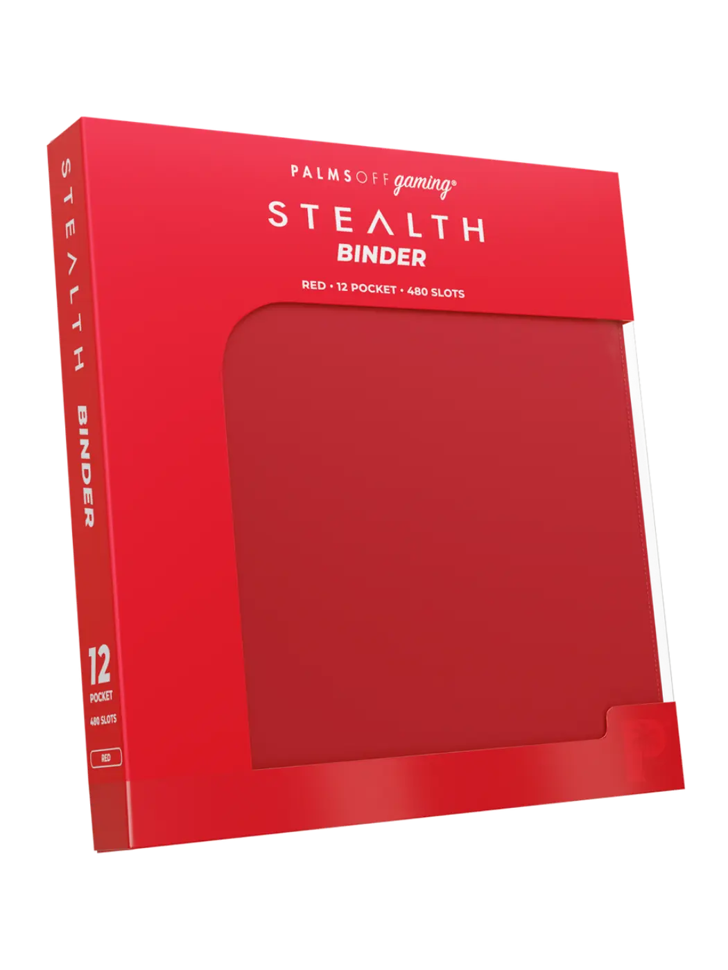 POCKET GAMES - Palms Off Gaming: STEALTH 12 Pocket Zip Trading Card Binder Black TCG Accessories