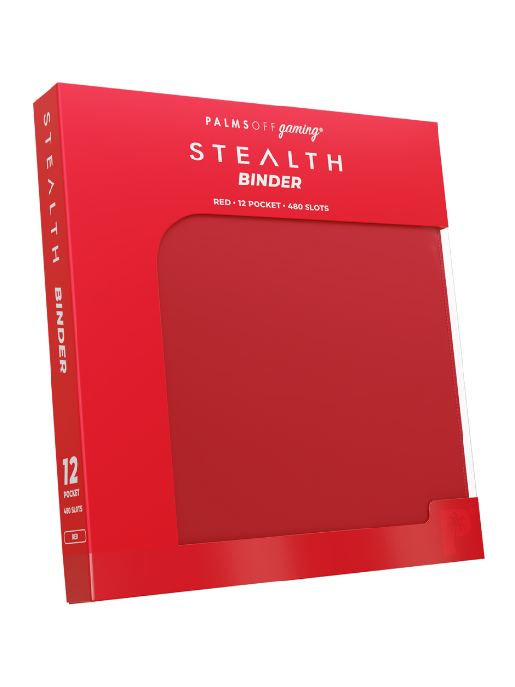 POCKET GAMES - Palms Off Gaming: STEALTH 12 Pocket Zip Trading Card Binder Black TCG Accessories