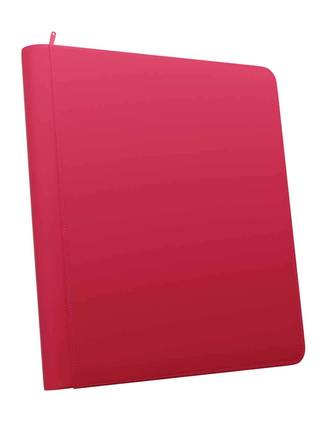 POCKET GAMES - Palms Off Gaming: STEALTH 12 Pocket Zip Trading Card Binder Red TCG Accessories