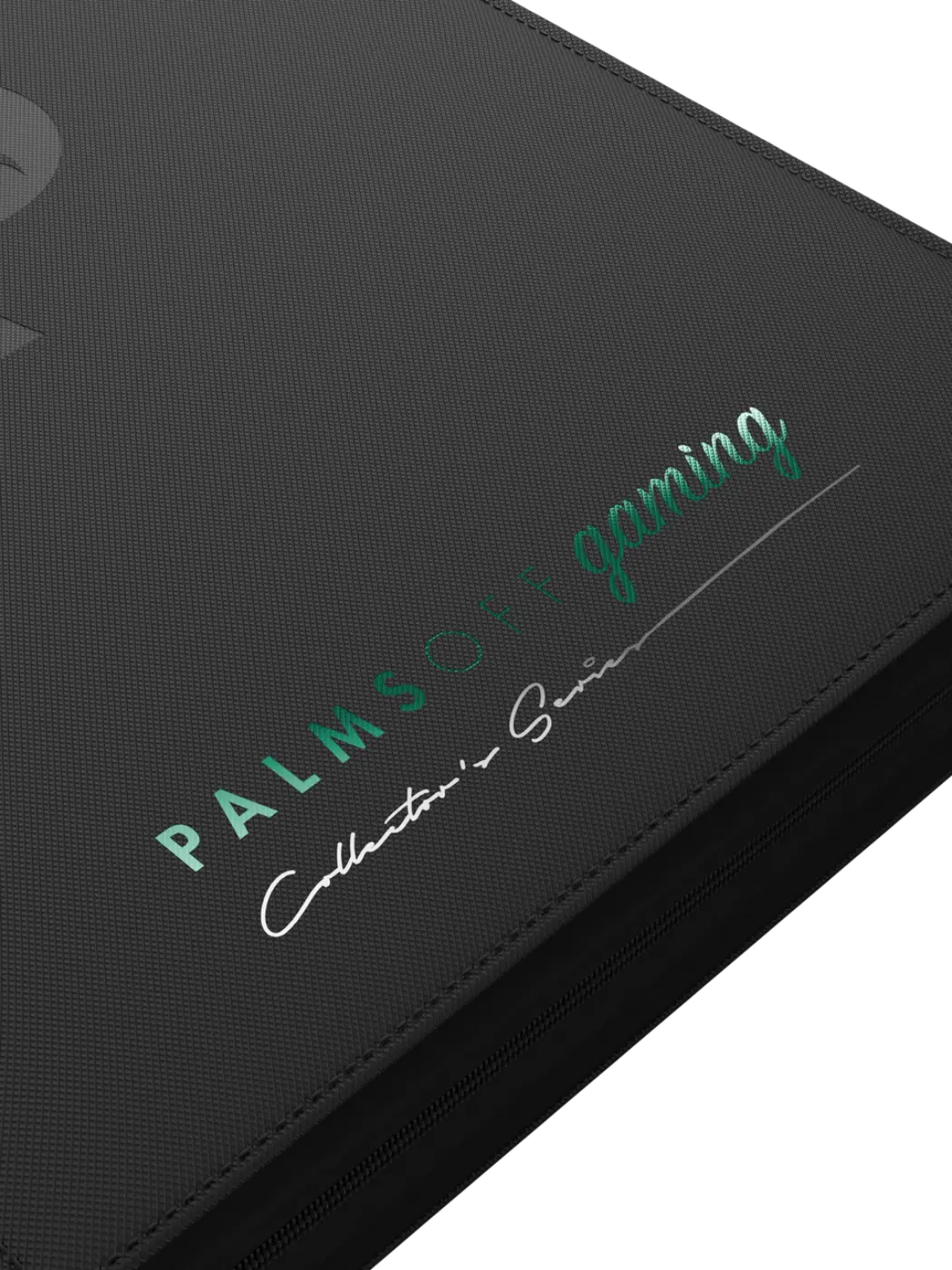 POCKET GAMES - Palms Off Gaming: Collector’s Series 9 Pocket Top Loader Zip Trading Card Binder Black TCG Accessories