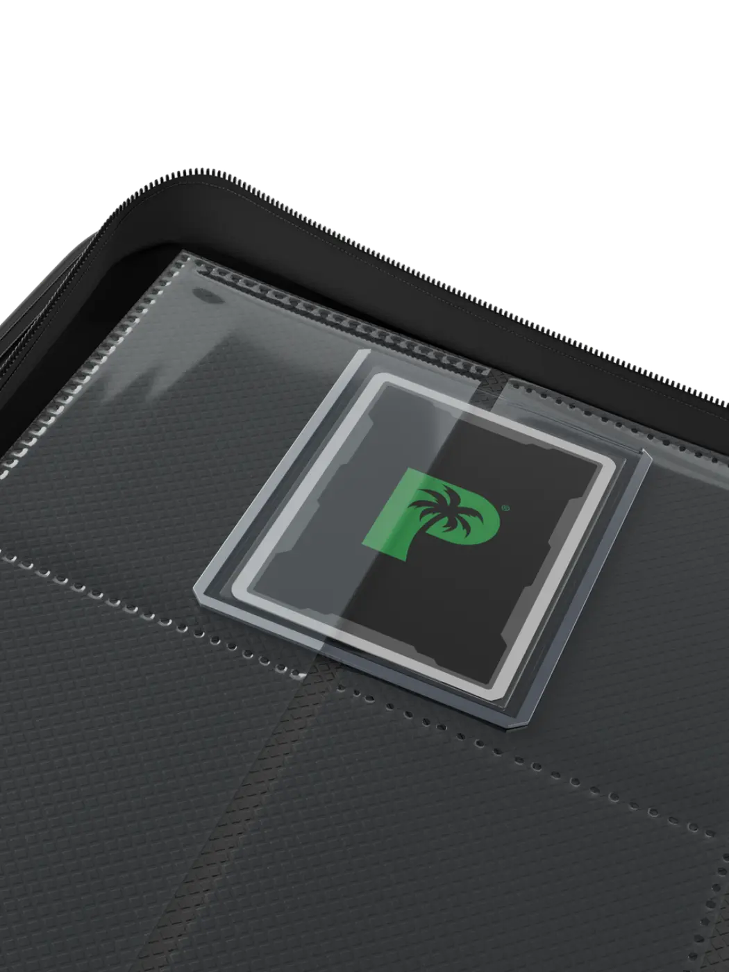 POCKET GAMES - Palms Off Gaming: Collector’s Series 9 Pocket Top Loader Zip Trading Card Binder Black TCG Accessories