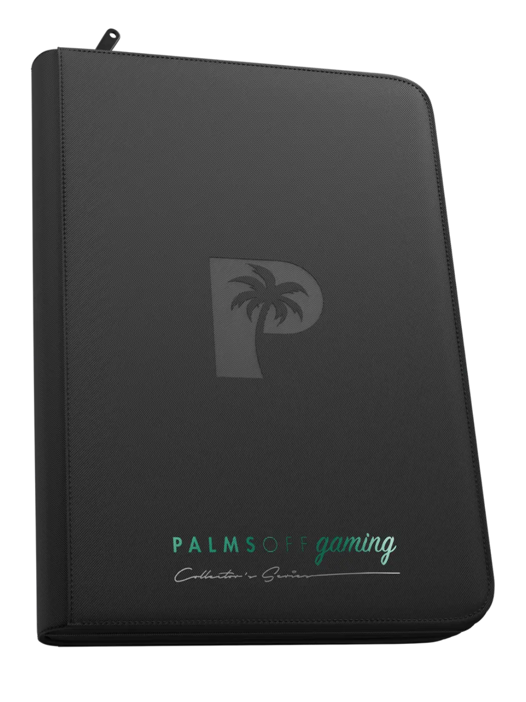 POCKET GAMES - Palms Off Gaming: Collector’s Series 9 Pocket Top Loader Zip Trading Card Binder Black TCG Accessories