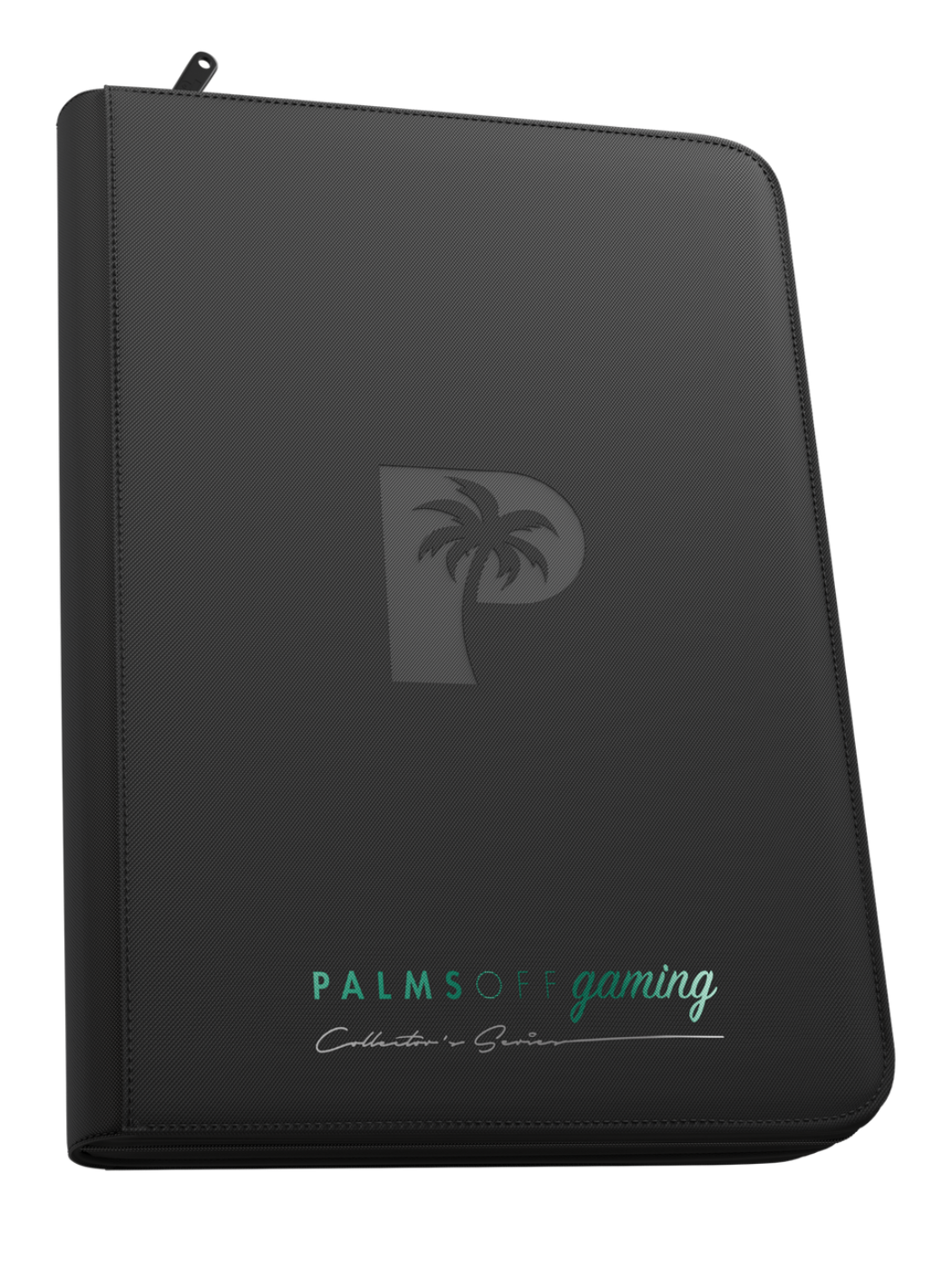 POCKET GAMES - Palms Off Gaming: Collector’s Series 9 Pocket Top Loader Zip Trading Card Binder Black TCG Accessories