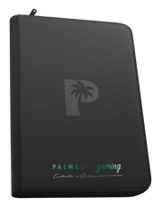 POCKET GAMES - Palms Off Gaming: Collector’s Series 9 Pocket Top Loader Zip Trading Card Binder Black TCG Accessories