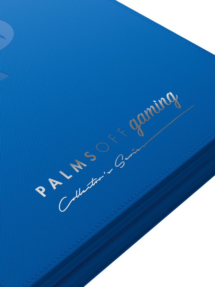 POCKET GAMES - Palms Off Gaming: Collector’s Series 9 Pocket Top Loader Zip Trading Card Binder Black TCG Accessories