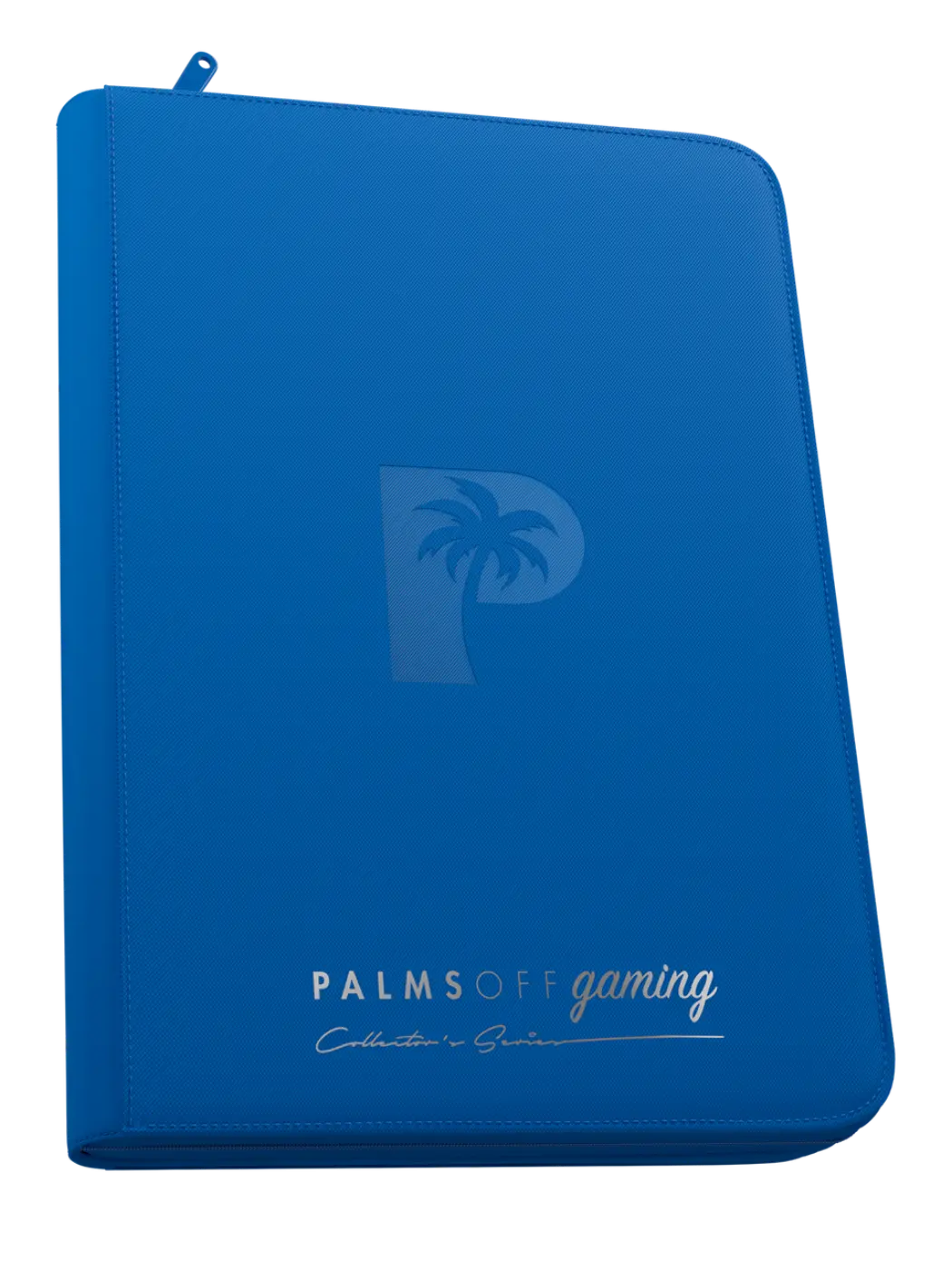 POCKET GAMES - Palms Off Gaming: Collector’s Series 9 Pocket Top Loader Zip Trading Card Binder Blue TCG Accessories