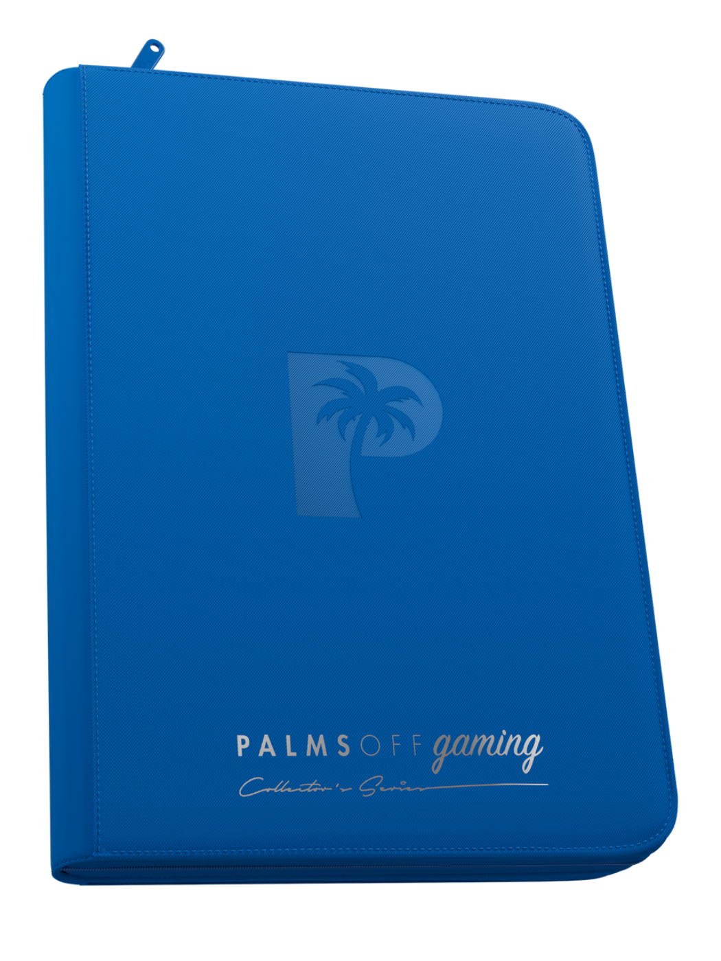 POCKET GAMES - Palms Off Gaming: Collector’s Series 9 Pocket Top Loader Zip Trading Card Binder Blue TCG Accessories