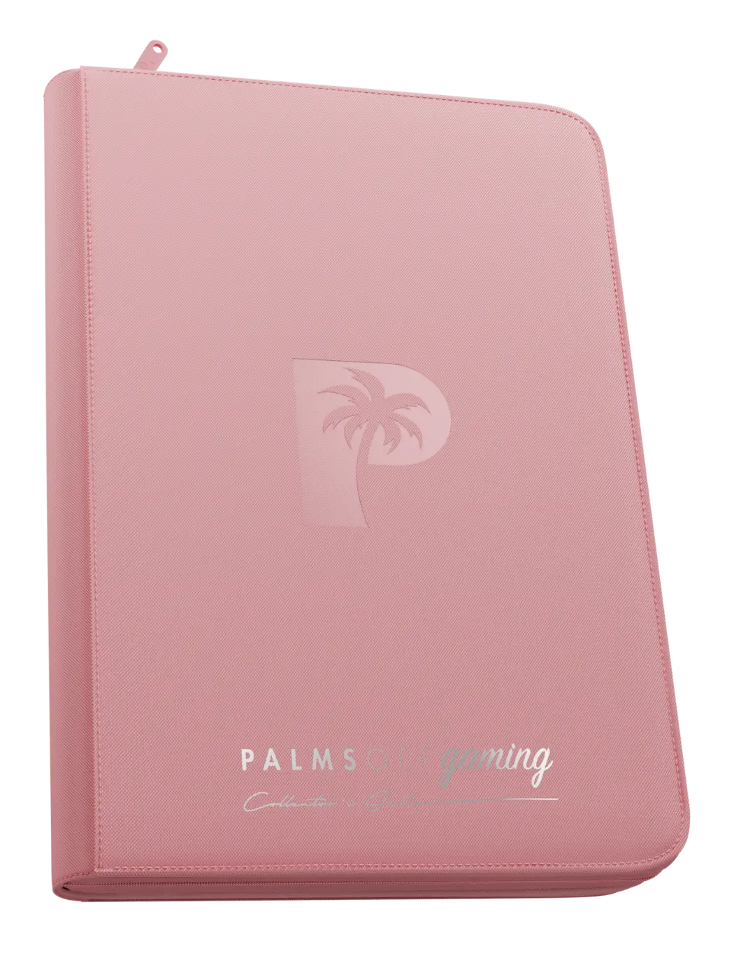 POCKET GAMES - Palms Off Gaming: Collector’s Series 9 Pocket Top Loader Zip Trading Card Binder Pink TCG Accessories