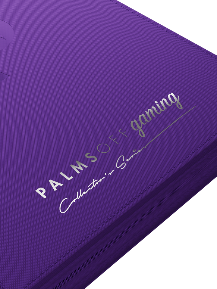 POCKET GAMES - Palms Off Gaming: Collector’s Series 9 Pocket Top Loader Zip Trading Card Binder Black TCG Accessories