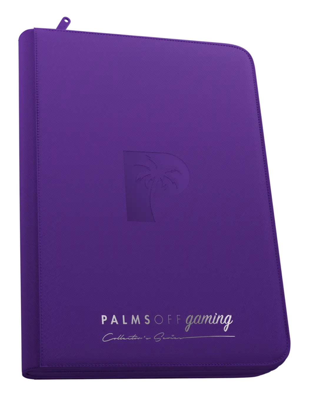 POCKET GAMES - Palms Off Gaming: Collector’s Series 9 Pocket Top Loader Zip Trading Card Binder Purple TCG Accessories