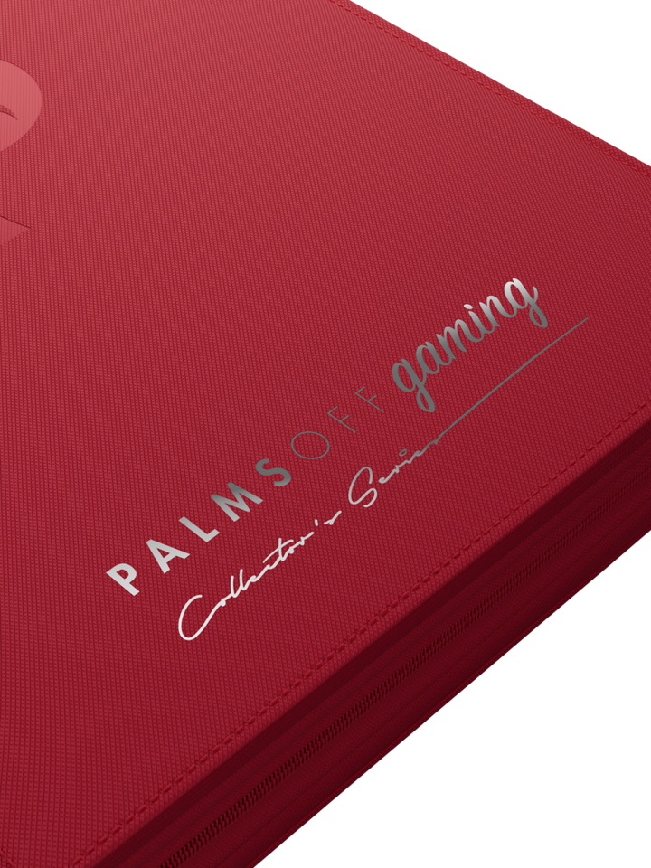 POCKET GAMES - Palms Off Gaming: Collector’s Series 9 Pocket Top Loader Zip Trading Card Binder Black TCG Accessories