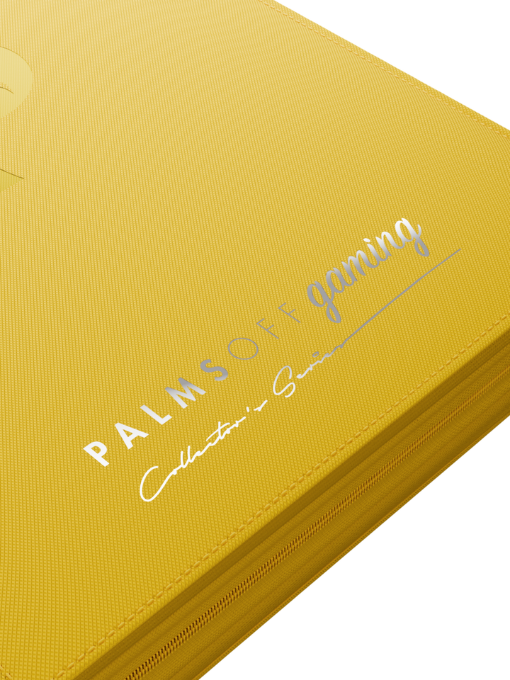 POCKET GAMES - Palms Off Gaming: Collector’s Series 9 Pocket Top Loader Zip Trading Card Binder Black TCG Accessories