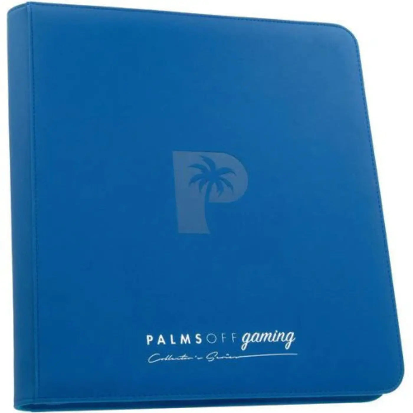 POCKET GAMES - Palms Off Gaming: Collector’s Series 12 Pocket Zip Trading Card Binder Blue TCG Accessories