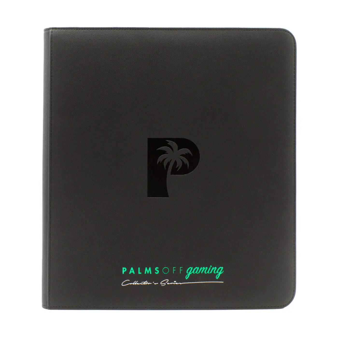 POCKET GAMES - Palms Off Gaming: Collector’s Series 12 Pocket Zip Trading Card Binder Black TCG Accessories