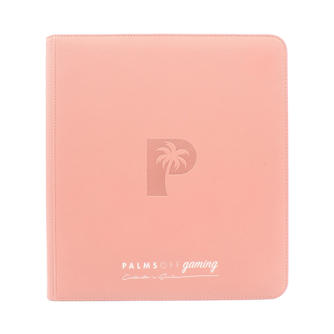POCKET GAMES - Palms Off Gaming: Collector’s Series 12 Pocket Zip Trading Card Binder Black TCG Accessories