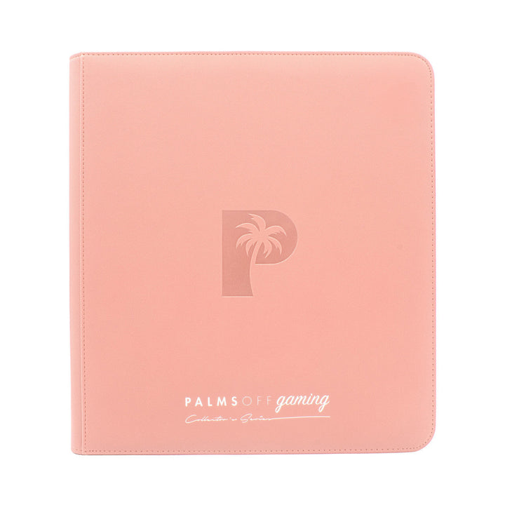POCKET GAMES - Palms Off Gaming: Collector’s Series 12 Pocket Zip Trading Card Binder Black TCG Accessories