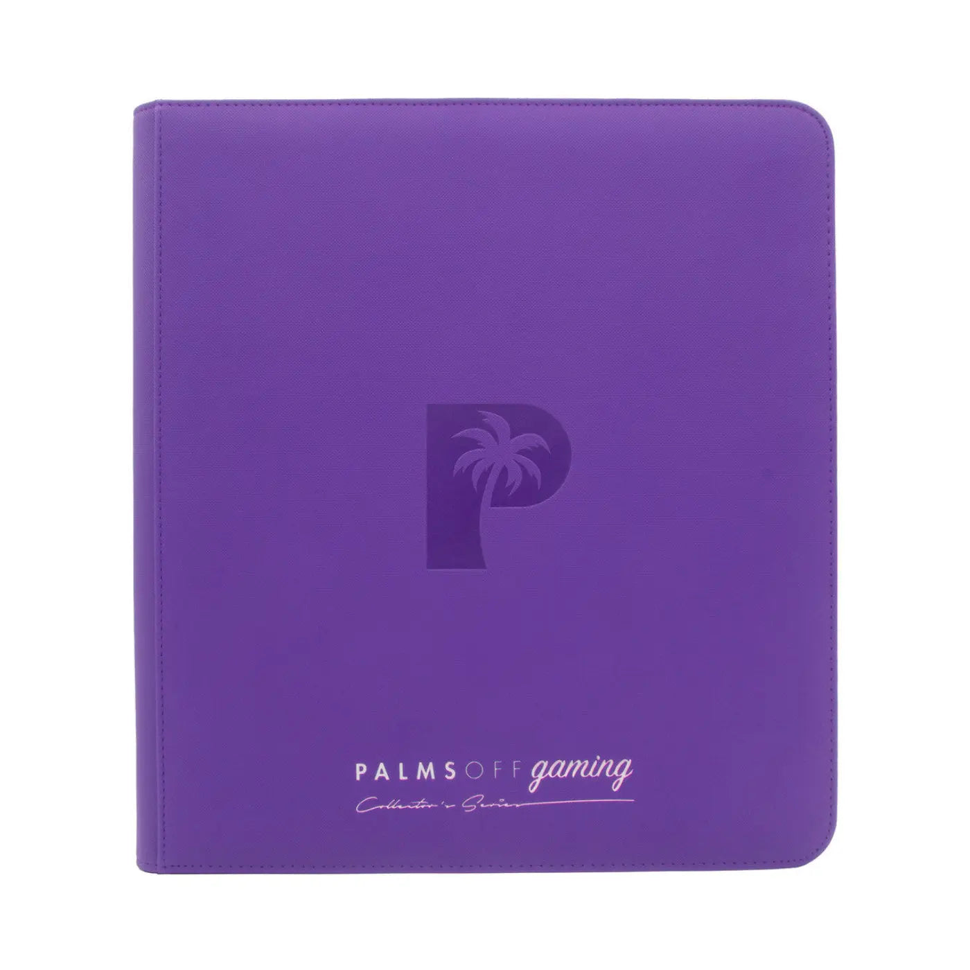 POCKET GAMES - Palms Off Gaming: Collector’s Series 12 Pocket Zip Trading Card Binder Black TCG Accessories