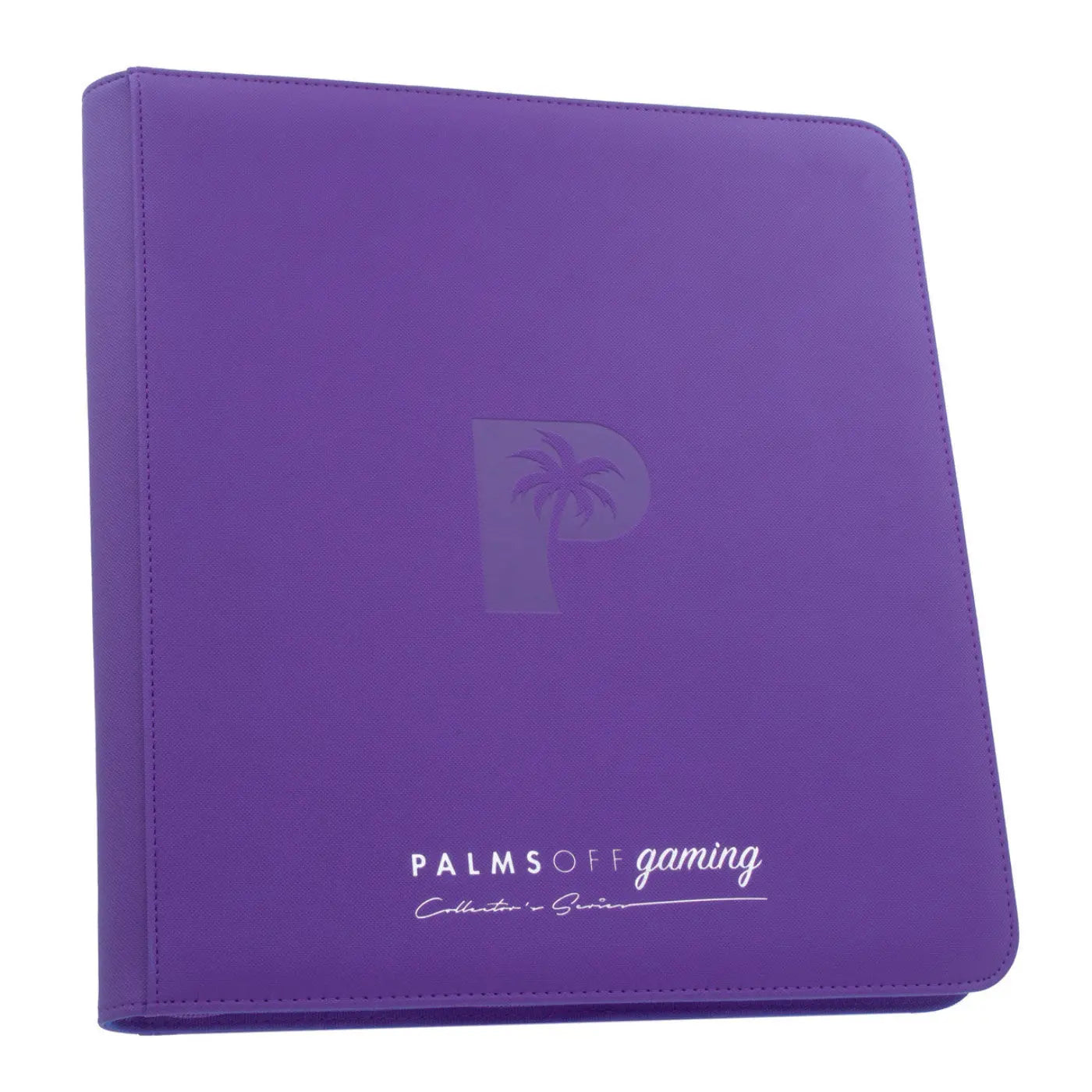 POCKET GAMES - Palms Off Gaming: Collector’s Series 12 Pocket Zip Trading Card Binder Purple TCG Accessories
