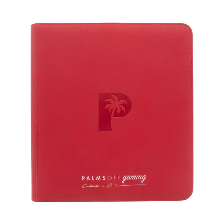 POCKET GAMES - Palms Off Gaming: Collector’s Series 12 Pocket Zip Trading Card Binder Black TCG Accessories