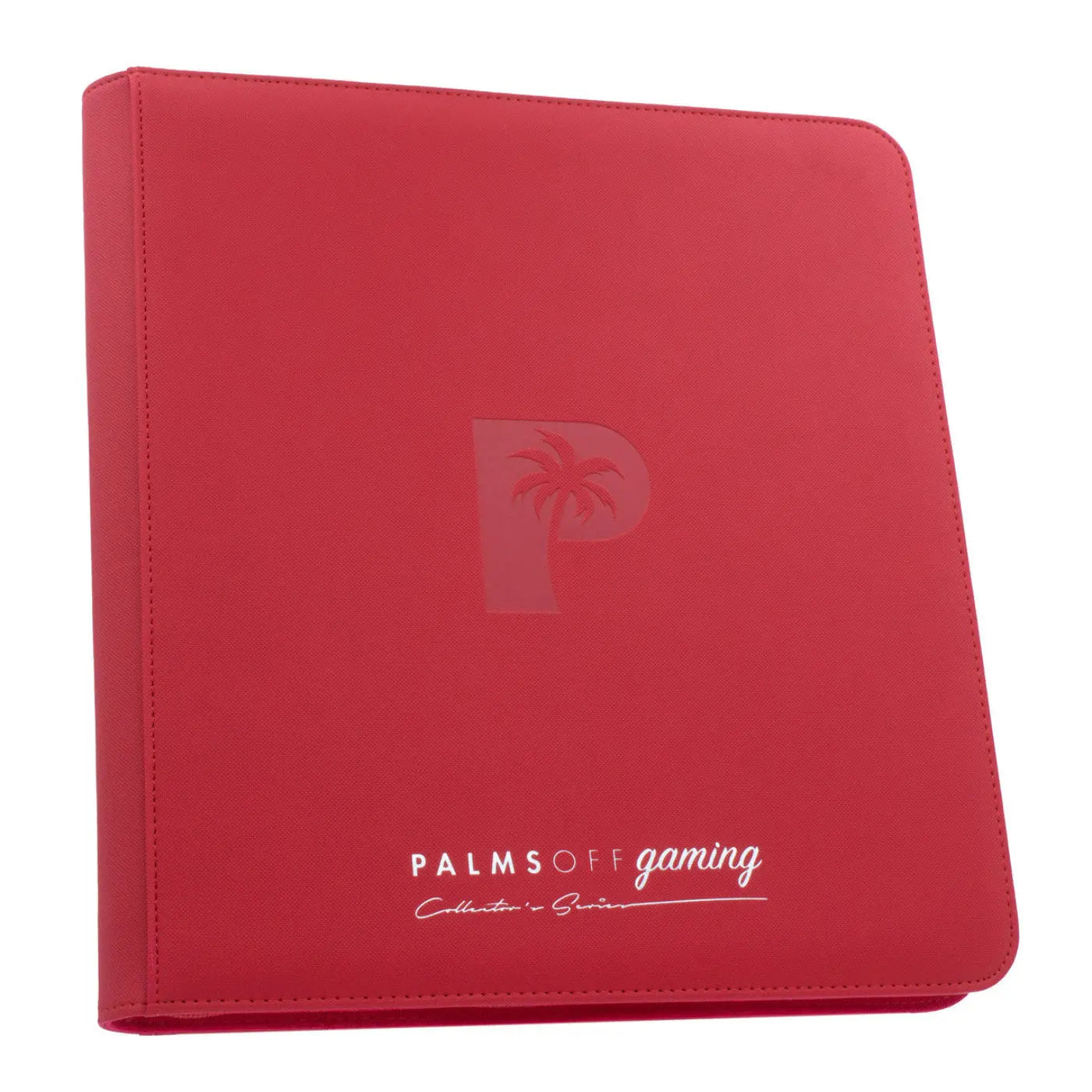 POCKET GAMES - Palms Off Gaming: Collector’s Series 12 Pocket Zip Trading Card Binder Red TCG Accessories