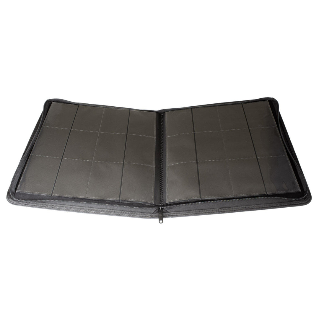 POCKET GAMES - Palms Off Gaming: Collector’s Series 12 Pocket Zip Trading Card Binder Black TCG Accessories