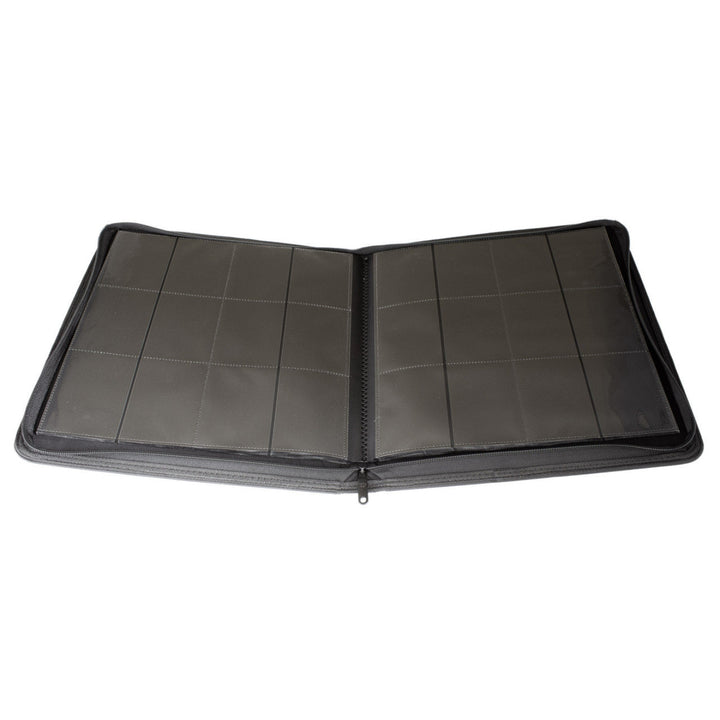 POCKET GAMES - Palms Off Gaming: Collector’s Series 12 Pocket Zip Trading Card Binder Black TCG Accessories