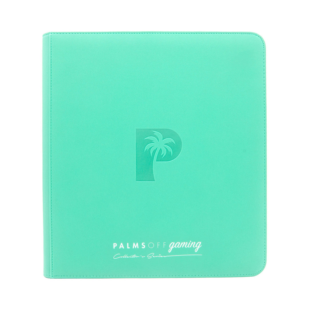 POCKET GAMES - Palms Off Gaming: Collector’s Series 12 Pocket Zip Trading Card Binder Black TCG Accessories
