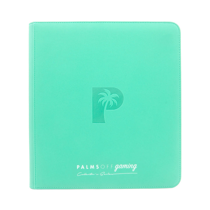 POCKET GAMES - Palms Off Gaming: Collector’s Series 12 Pocket Zip Trading Card Binder Black TCG Accessories