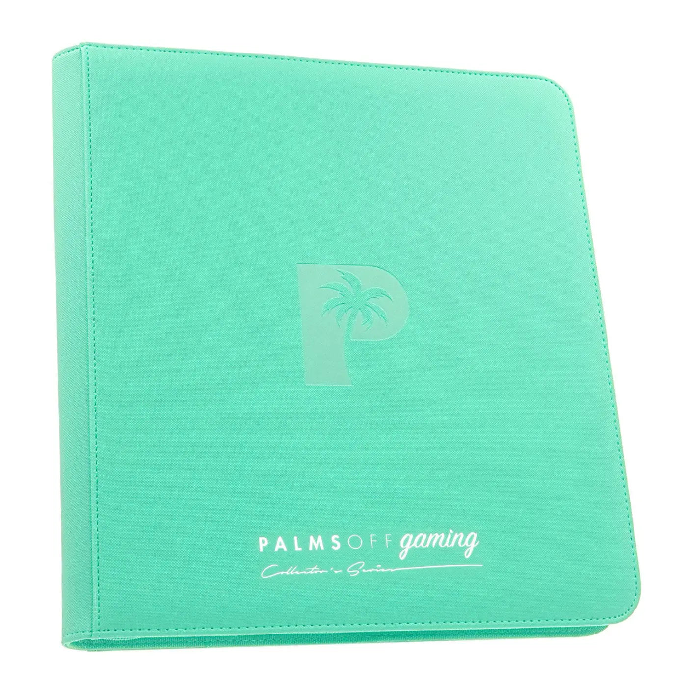POCKET GAMES - Palms Off Gaming: Collector’s Series 12 Pocket Zip Trading Card Binder Turquoise TCG Accessories