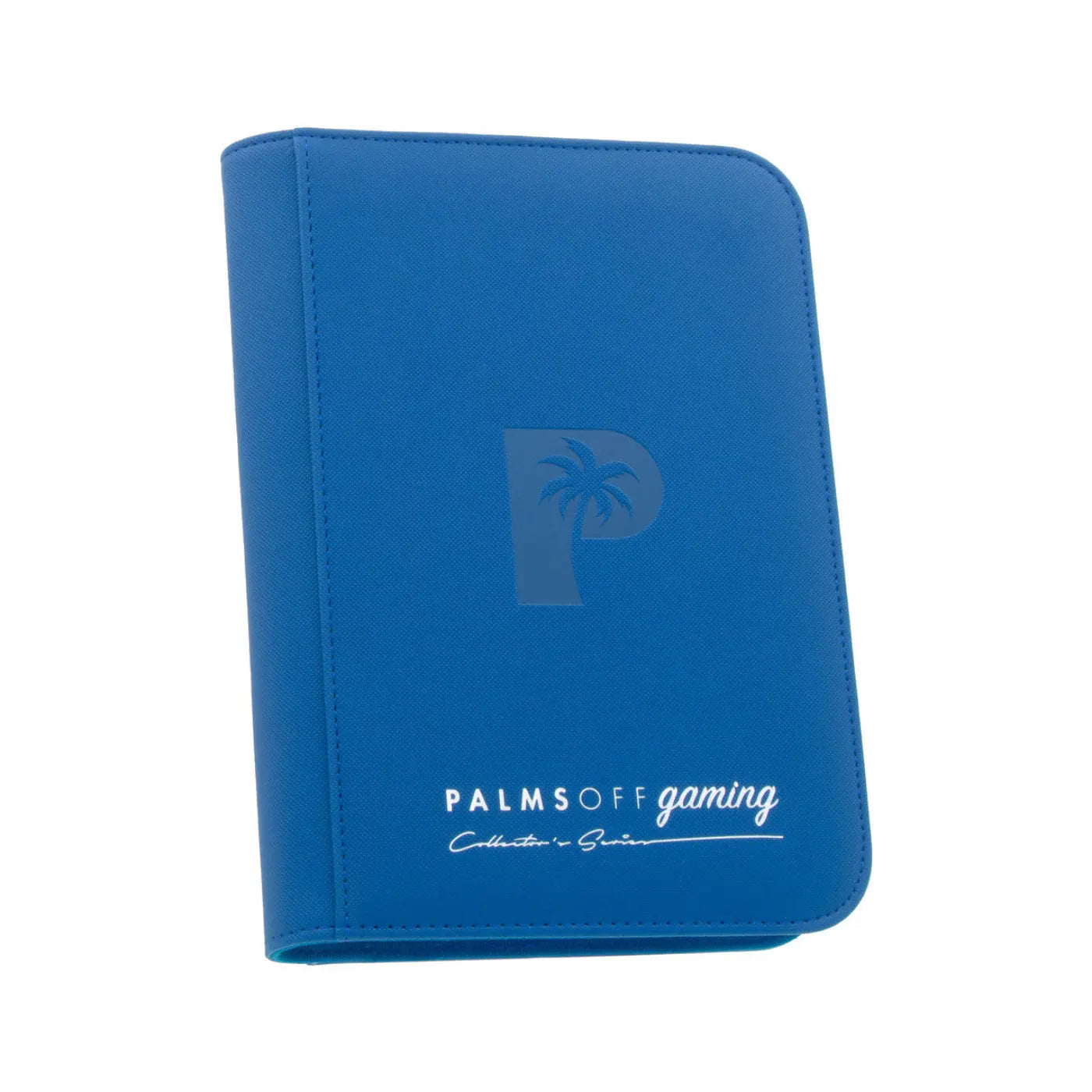 POCKET GAMES - Palms Off Gaming: Collector’s Series 4 Pocket Zip Trading Card Binder Blue TCG Accessories