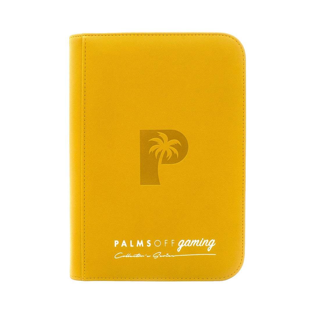 POCKET GAMES - Palms Off Gaming: Collector’s Series 4 Pocket Zip Trading Card Binder Black TCG Accessories