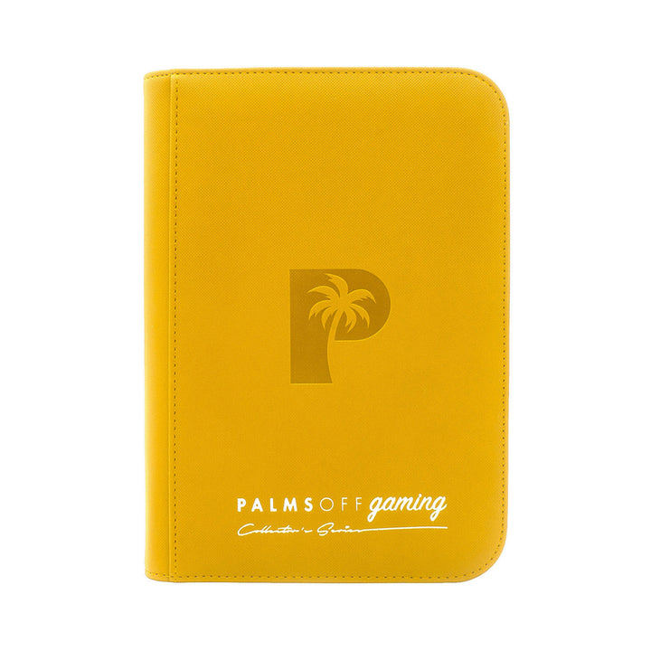 POCKET GAMES - Palms Off Gaming: Collector’s Series 4 Pocket Zip Trading Card Binder Black TCG Accessories