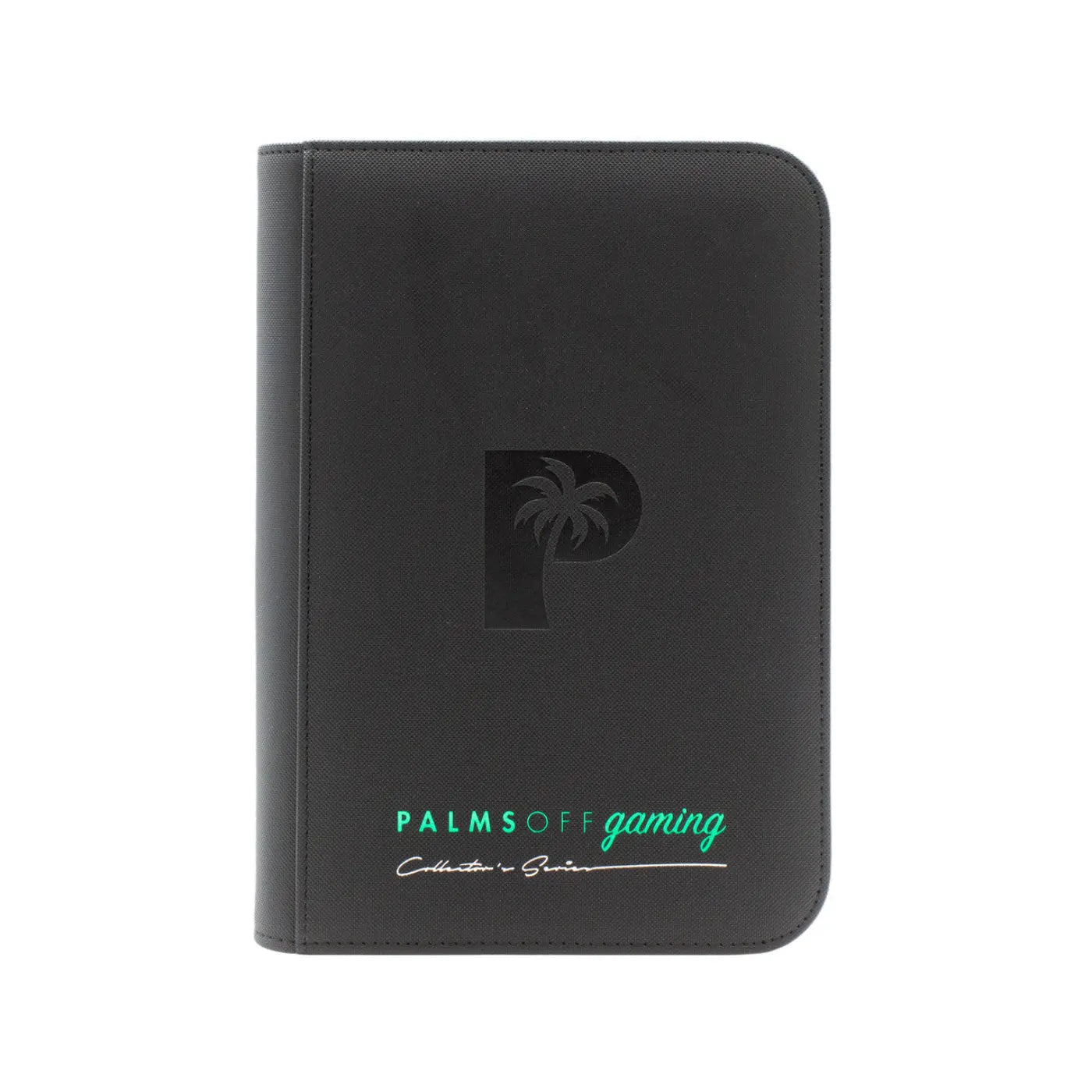 POCKET GAMES - Palms Off Gaming: Collector’s Series 4 Pocket Zip Trading Card Binder Black TCG Accessories