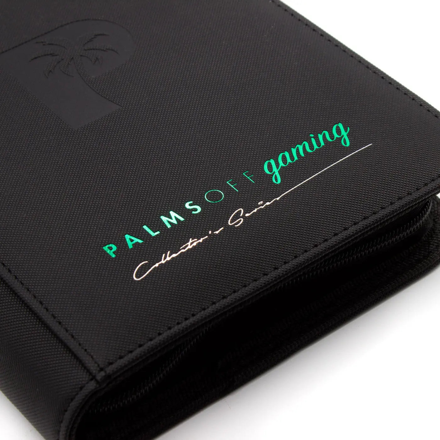 POCKET GAMES - Palms Off Gaming: Collector’s Series 4 Pocket Zip Trading Card Binder Black TCG Accessories