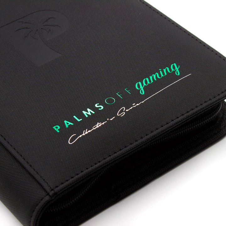 POCKET GAMES - Palms Off Gaming: Collector’s Series 4 Pocket Zip Trading Card Binder Black TCG Accessories