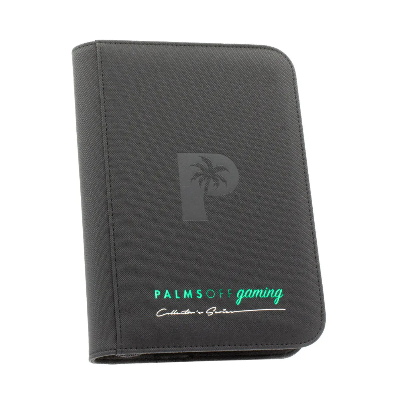 POCKET GAMES - Palms Off Gaming: Collector’s Series 4 Pocket Zip Trading Card Binder Black TCG Accessories