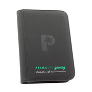 POCKET GAMES - Palms Off Gaming: Collector’s Series 4 Pocket Zip Trading Card Binder Black TCG Accessories