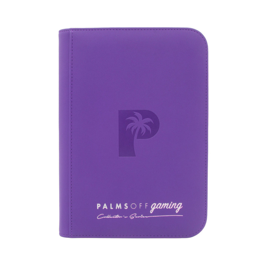 POCKET GAMES - Palms Off Gaming: Collector’s Series 4 Pocket Zip Trading Card Binder Black TCG Accessories