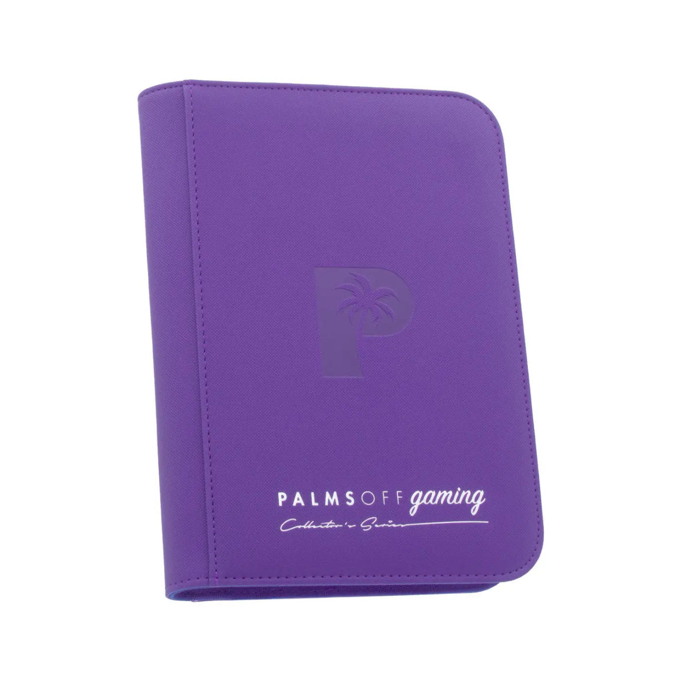 POCKET GAMES - Palms Off Gaming: Collector’s Series 4 Pocket Zip Trading Card Binder Purple TCG Accessories