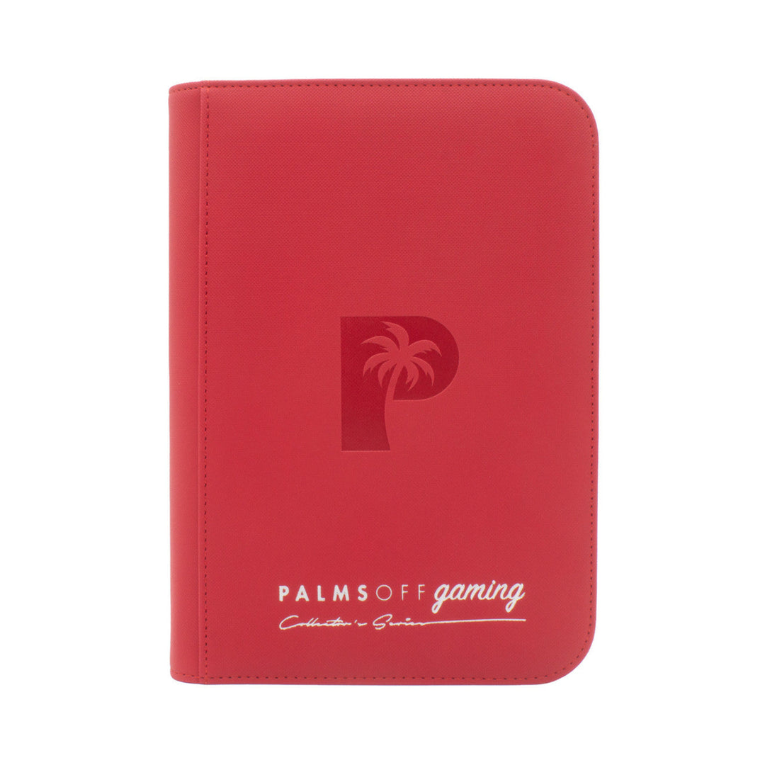 POCKET GAMES - Palms Off Gaming: Collector’s Series 4 Pocket Zip Trading Card Binder Black TCG Accessories