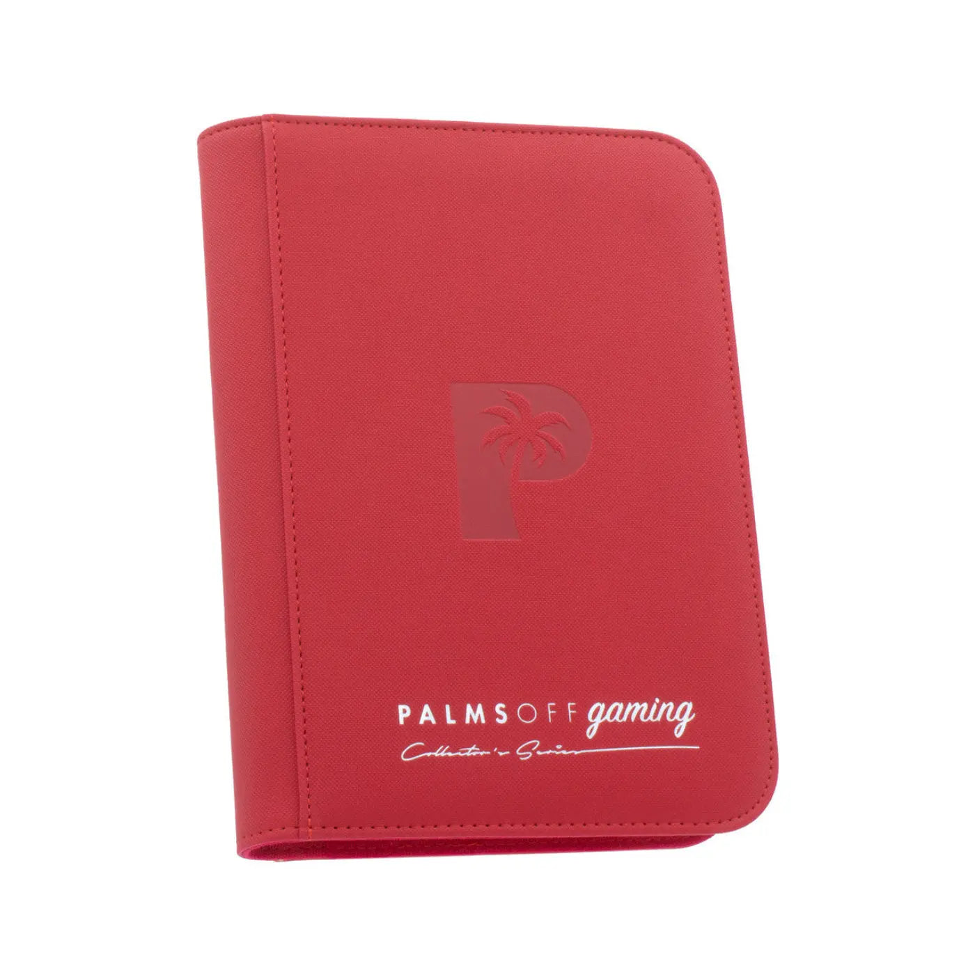 POCKET GAMES - Palms Off Gaming: Collector’s Series 4 Pocket Zip Trading Card Binder Red TCG Accessories