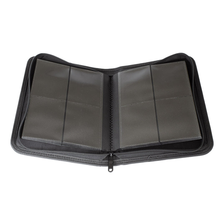POCKET GAMES - Palms Off Gaming: Collector’s Series 4 Pocket Zip Trading Card Binder Black TCG Accessories