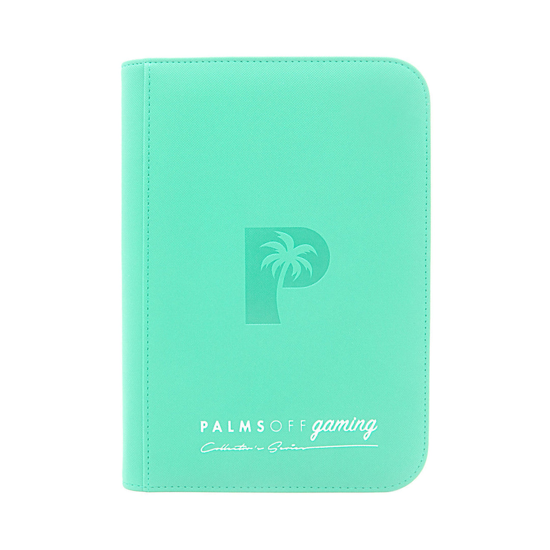 POCKET GAMES - Palms Off Gaming: Collector’s Series 4 Pocket Zip Trading Card Binder Black TCG Accessories