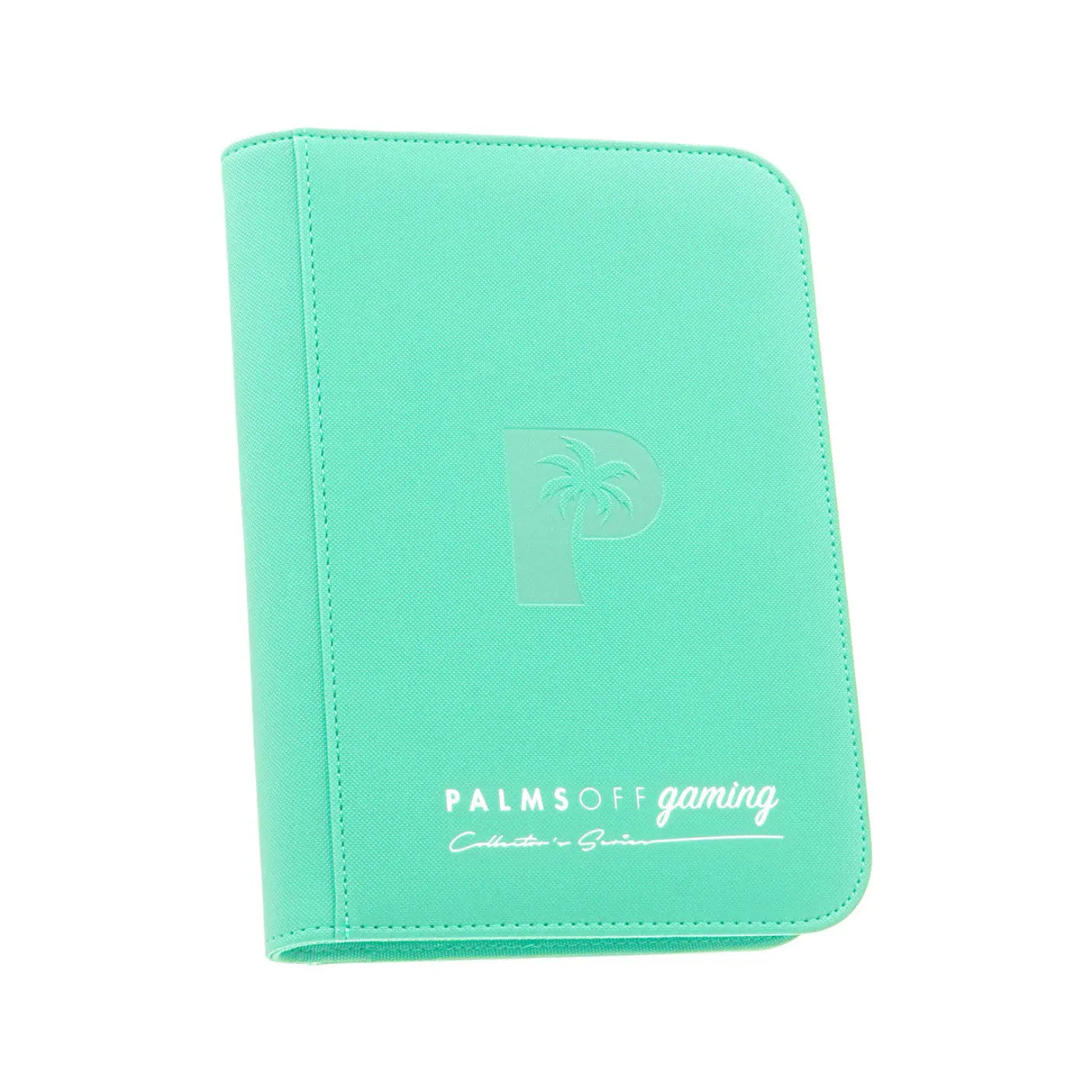 POCKET GAMES - Palms Off Gaming: Collector’s Series 4 Pocket Zip Trading Card Binder Turquoise TCG Accessories