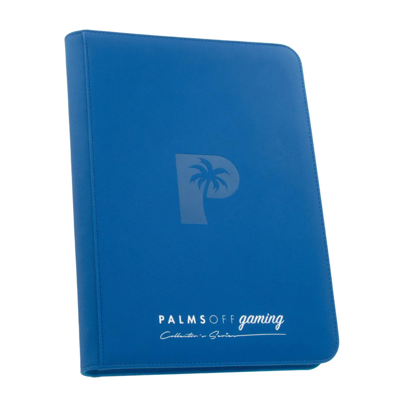POCKET GAMES - Palms Off Gaming: Collector’s Series 9 Pocket Zip Trading Card Binder Blue TCG Accessories